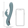  Loveline Vibro Rabbit Fingering Motion 23 cm Gris